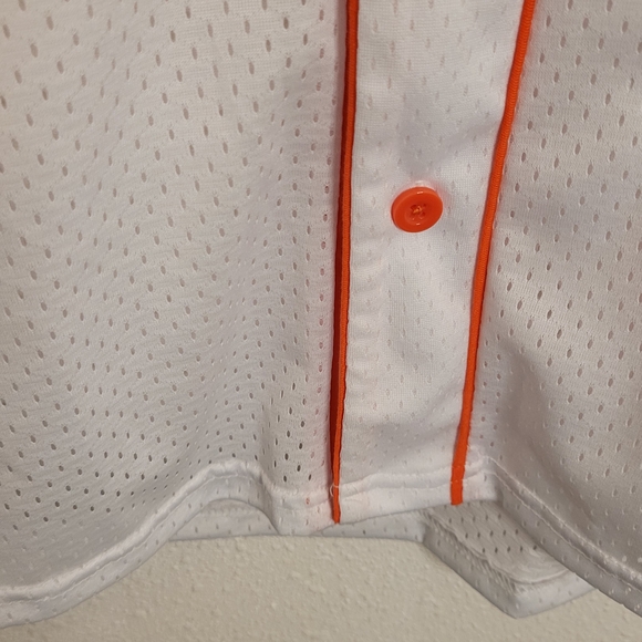 Nickelodeon SpongeBob SquarePants & Friends Baseball Jersey White/Orange Mens 4X - Picture 8 of 11